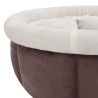 Lit pour chien 59x59x24 cm Marron 