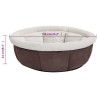 Lit pour chien 59x59x24 cm Marron 