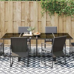 Tapis d'extérieur ARAKIL de Gris Polyester 300 x 400 cm 