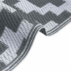 Tapis d'extérieur ARAKIL de Gris Polyester 300 x 400 cm 
