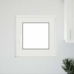 Fenêtre de sous-sol« RISOR » 50 x 50 cm oscillo-battante DIN droite anthracite 