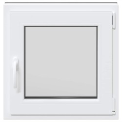 Fenêtre de sous-sol« RISOR » 50 x 50 cm oscillo-battante DIN droite anthracite 
