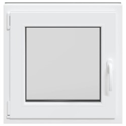 Fenêtre de sous-sol« RISOR » 50 x 50 cm oscillo-battante DIN gauche anthracite 