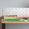 Plaques de damier en aluminium 2 pcs Antidérapant 50x20 cm 