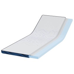 Coussins de Matelas Blanc et Bleu 80 x 200 cm 