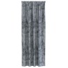 Ensemble de 2 rideaux en velours gris argenté - 225 x 140 cm 