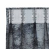 Ensemble de 2 rideaux en velours gris argenté - 225 x 140 cm 
