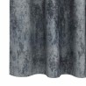 Ensemble de 2 rideaux en velours gris argenté - 225 x 140 cm 