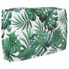 Set de coussins de palette avec oreiller 3 pcs Motif de feuille 