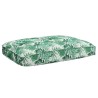 Set de coussins de palette avec oreiller 3 pcs Motif de feuille 