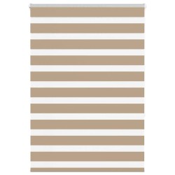 Store zèbre marron sable largeur du tissu 100,9cm polyester 