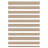 Store zèbre marron sable largeur du tissu 100,9cm polyester 