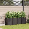Jardinières de jardin 1 pc Marron 160 x 40 x 52 cm Plastique 