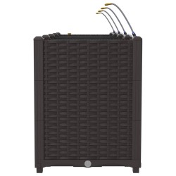 Jardinières de jardin 1 pc Marron 160 x 40 x 52 cm Plastique 