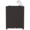 Jardinières de jardin 1 pc Marron 160 x 40 x 52 cm Plastique 