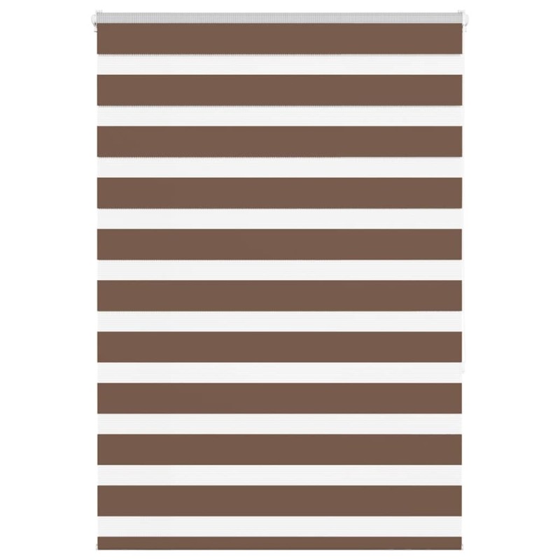 Store zèbre marron 105x150cm largeur du tissu 100,9cm polyester 
