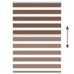 Store zèbre marron 105x150cm largeur du tissu 100,9cm polyester 