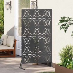 Écran de vie privée - Noir, 100x50x180 cm, Acier. 