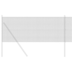 Clôture en fil soudé gris 0,4 x 25 m en acier 
