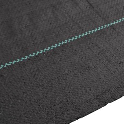 Membrane anti-mauvaises herbes noir 4x50 m PP 