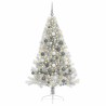 Sapin de Noël artificiel Argent 180 cm Acier 
