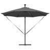 Parasol banane à mât déporté Anthracite 294 x 294 x 248 cm 