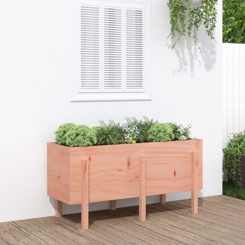 Lit surélevé de jardin 121x50x57 cm bois Douglas massif 
