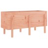 Lit surélevé de jardin 121x50x57 cm bois Douglas massif 