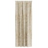 Rideaux en velours 2 pcs avec œillets crème 245x140 cm 