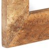 Miroir sculpté à la main 110x50x2,5 cm bois de manguier solide 