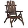Chaise de jardin 68x86x103 cm bois massif d'épicéa 