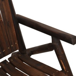 Chaise de jardin 68x86x103 cm bois massif d'épicéa 