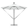 Parasol banane à mât déporté Couleur sable 294 x 294 x 248 cm 