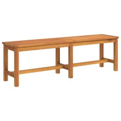 Banc de jardin 150x35x45 cm bois massif d'acacia 