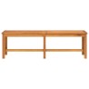 Banc de jardin 150x35x45 cm bois massif d'acacia 