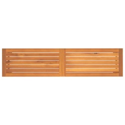 Banc de jardin 150x35x45 cm bois massif d'acacia 