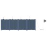 Jardinières de jardin 1 pc Gris 160 x 40 x 52 cm Plastique 