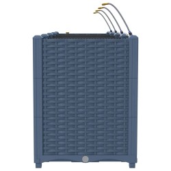 Jardinières de jardin 1 pc Gris 160 x 40 x 52 cm Plastique 