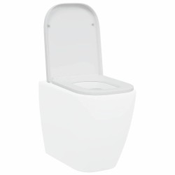 Siège de toilette à fixation rapide avec fermeture douce en Duroplast blanc 