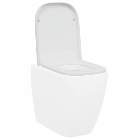 Siège de toilette à fixation rapide avec fermeture douce en Duroplast blanc 