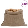 Sacs en jute 30 pcs 100x110 cm 100 % jute 220 g/m² 