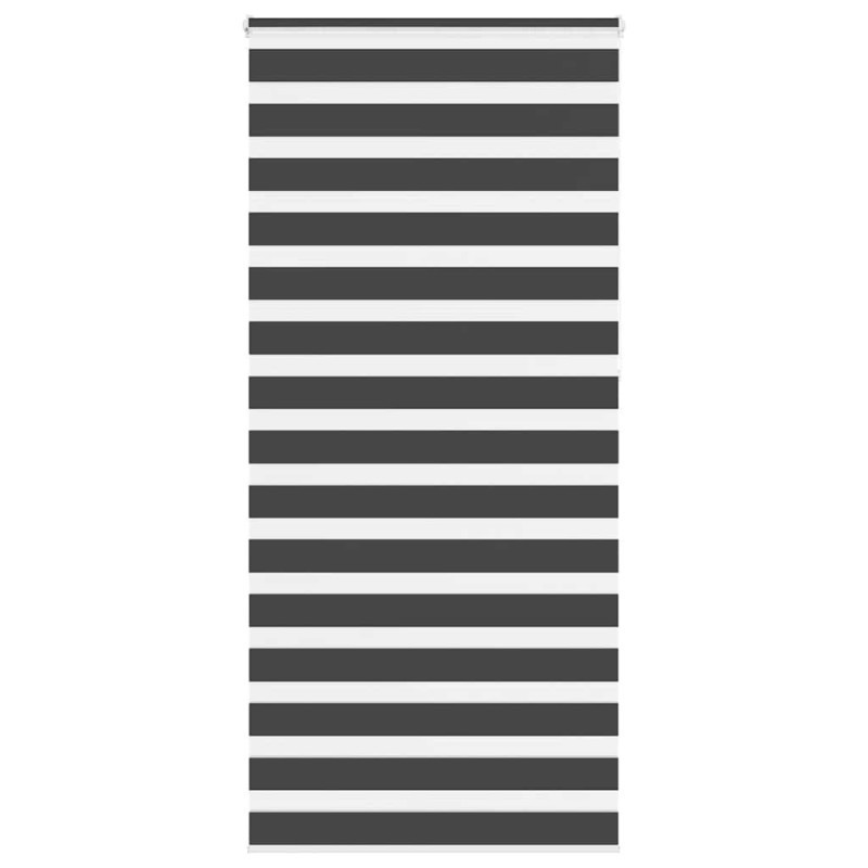 Store zèbre noir 110x230 cm largeur du tissu 105,9 cm polyester 