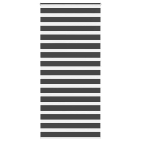 Store zèbre noir 110x230 cm largeur du tissu 105,9 cm polyester 