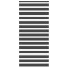 Store zèbre noir 110x230 cm largeur du tissu 105,9 cm polyester 