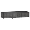 Housses pour chaise longue 2 pcs 12 œillets 205x75x40 cm PE 