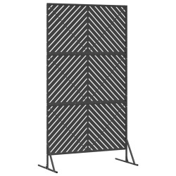 Écran de Confidentialité Noir 100x50x180 cm en Acier 