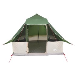 Tente Familiale Tipi Verte pour 8 Personnes, Imperméable 