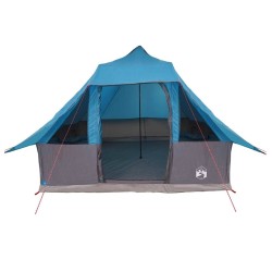 Tente familia Tipi bleue, 8 personnes, imperméable 