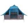 Tente familia Tipi bleue, 8 personnes, imperméable 