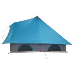 Tente familia Tipi bleue, 8 personnes, imperméable 